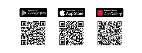 picture of CardWiser app QR codes for download