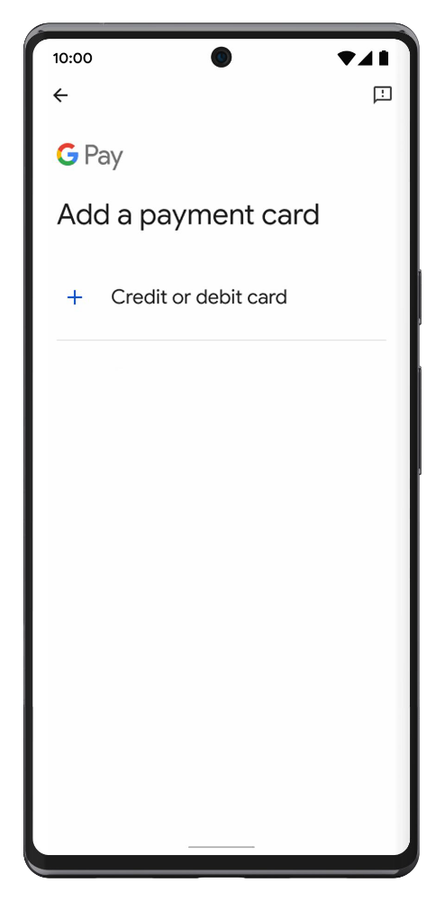 picture of open the Google Wallet app